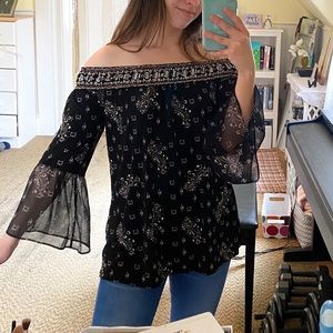 Off the shoulder blouse
